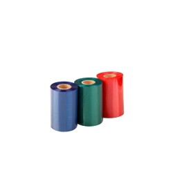 Риббон цветной Wax (wax color) 110 мм х 300 м, ширина втулки 110 мм, диаметр 25 мм